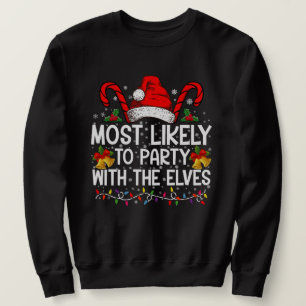 Divertidas camisetas de Navidad combinadas para fi