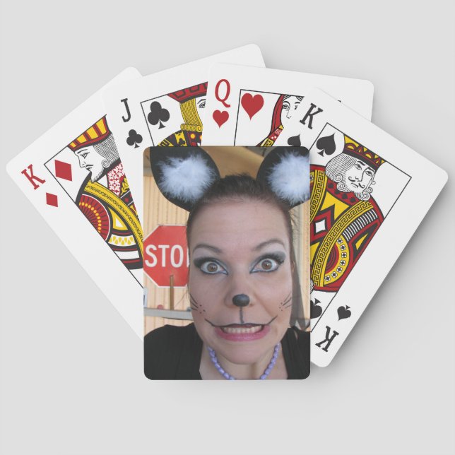 ¡Divertidas Cartas De Juego De Cara! (Reverso)