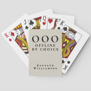 Divertidas Cartas Personalizadas de Hombres Minima