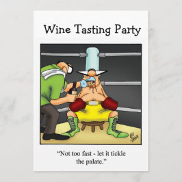 Divertidas invitaciones a fiestas de degustación d