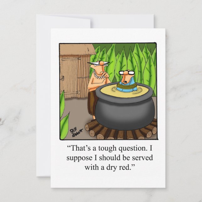 Divertidas invitaciones a fiestas de degustación d (Anverso)