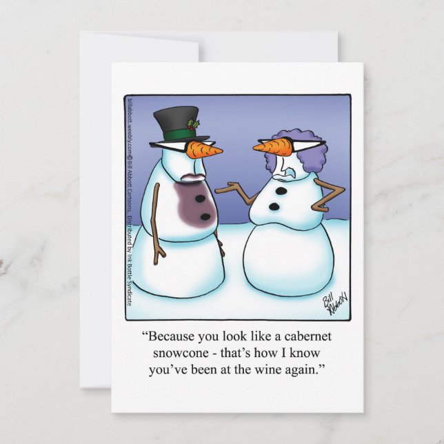 Divertidas invitaciones a fiestas de degustación d (Anverso)