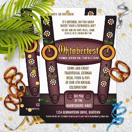 Divertidas invitaciones a la fiesta Oktoberfest de