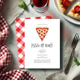 Divertidas invitaciones a una fiesta de compromiso