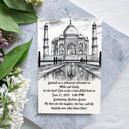 Divertidas invitaciones de boda