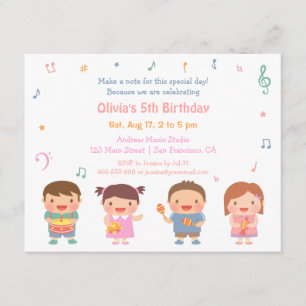 Divertidas invitaciones de cumpleaños para niños c