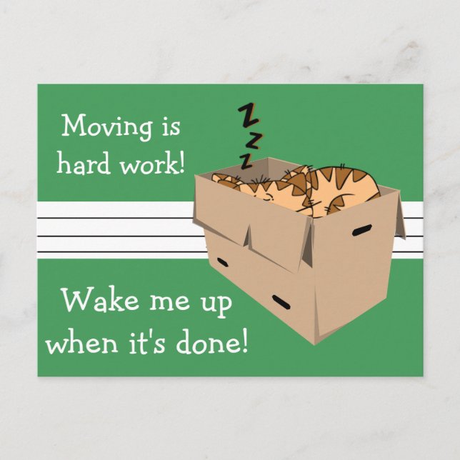 Divertidas Invitaciones de direcciones nuevas de C (Anverso)