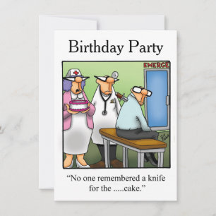 Divertidas invitaciones para fiestas de cumpleaños