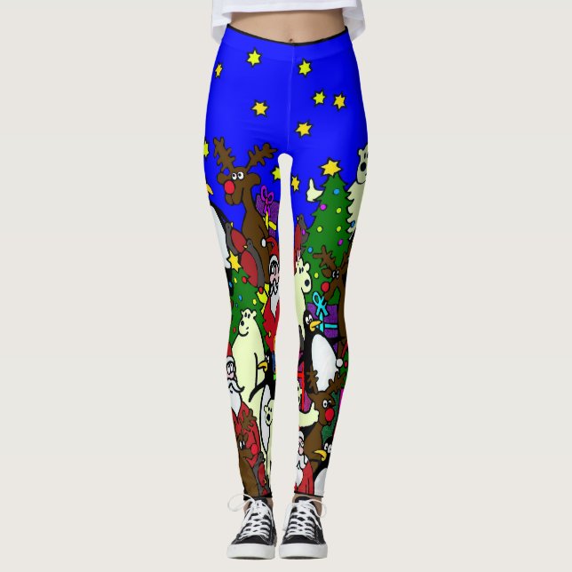 Divertidas Leggings de Navidades (Anverso)