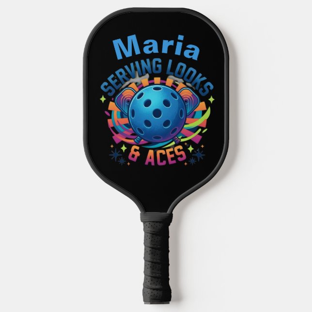 Divertidas Palas de Pickleball Personalizadas con  (Anverso)