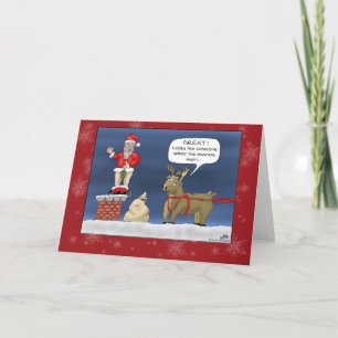 Divertidas tarjetas de Navidades: el huevo se ha d