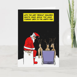 Divertidas tarjetas de Navidades: Santa Claus Done
