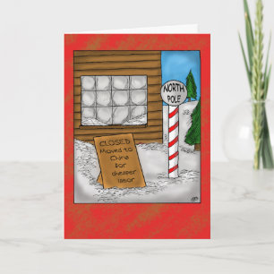 Divertidas tarjetas de Navidades: Traslado del Pol