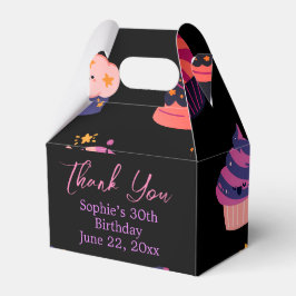 Divertidas y coloridas cajas de agradecimiento/fav