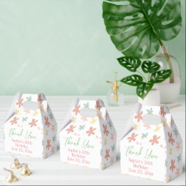 Divertidas y coloridas cajas de agradecimiento/fav