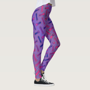 Divertidas y coloridas leggings fractales