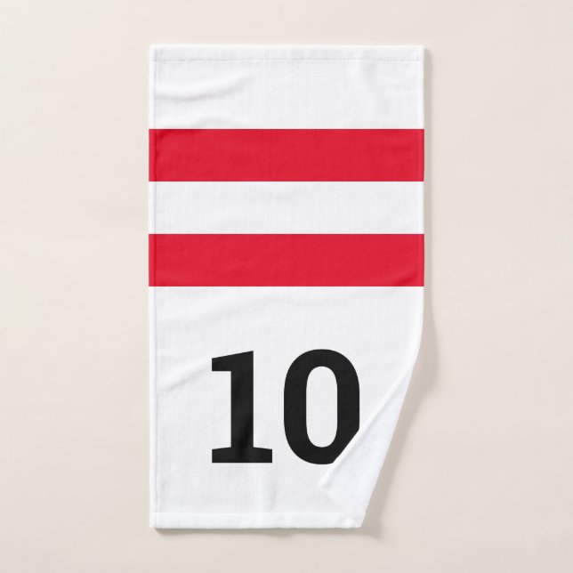 Divertido 10 pines para bolas de bolas de mano der (Toalla de mano)