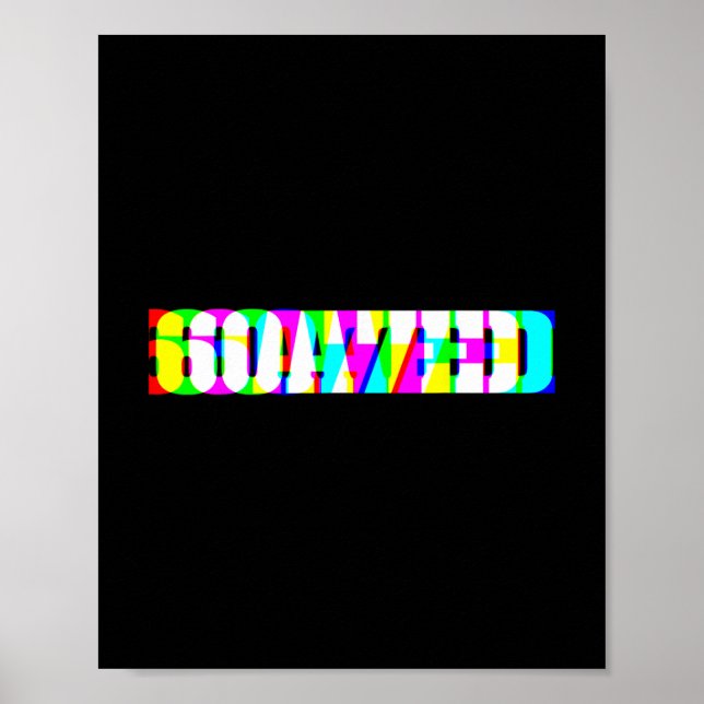 Divertido 67 Meme 6oa7ed Arte Glitch Argot Retro G (Frente)