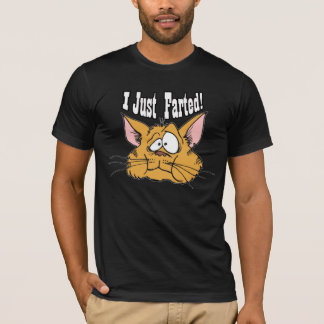 Divertido acabo de Farted camiseta grosera
