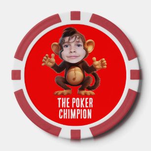 Divertido AÑADIR TU FICHA Campeón De Mono Chimpanc