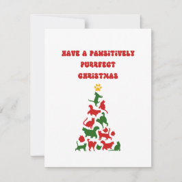 Divertido árbol de Navidad Cat