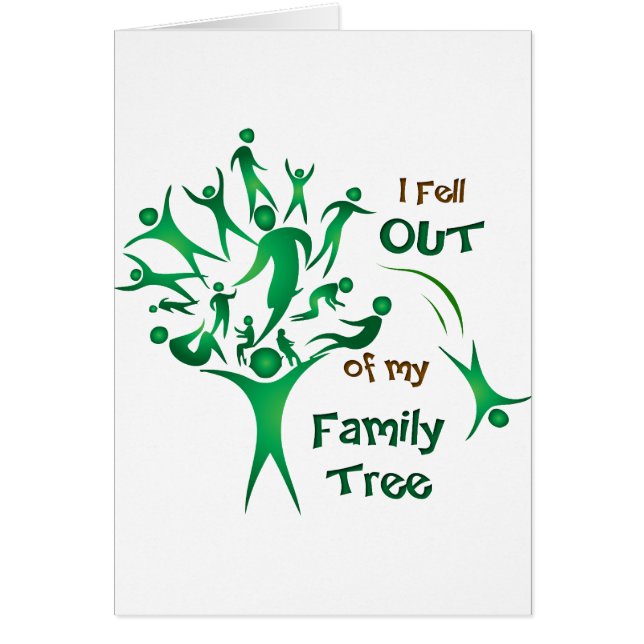 Divertido árbol familiar (Frente)