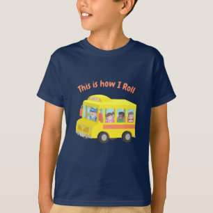 Divertido Así es como ruedo Camiseta Niños Autobús