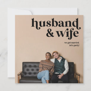 Divertido audaz matrimonio quirky con esposa sorpr