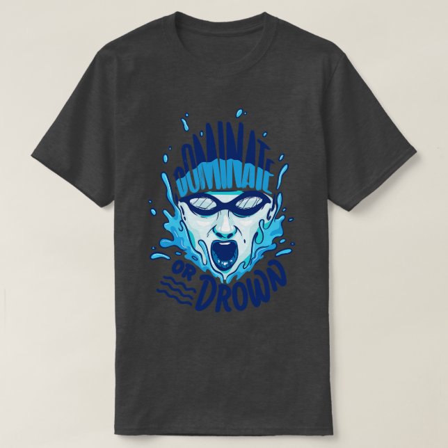 Divertido baño de agua Polo Dominar o ahogar regal (Diseño del anverso)