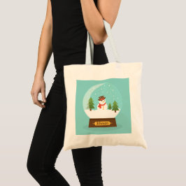 ¡DIVERTIDO! Bolsa De Tote Snowman - Personalizado 