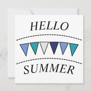 Divertido Bunting Hello Summer