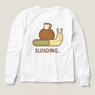 Divertido café Snail Pun - Carga lenta