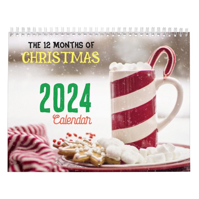 ¡DIVERTIDO! Calendario de 12 meses de Navidades (Tapa)