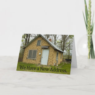 Divertido cambio de la tarjeta de dirección