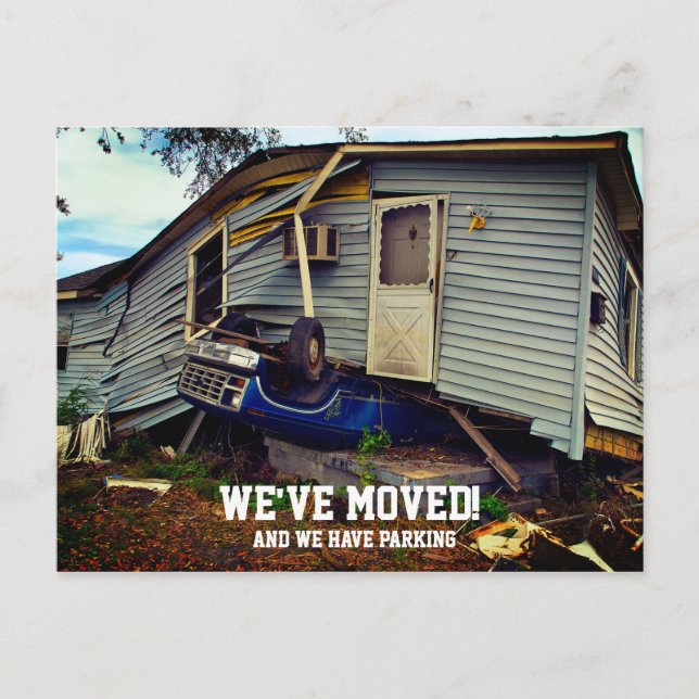 Divertido cambio de postal de dirección (Anverso)