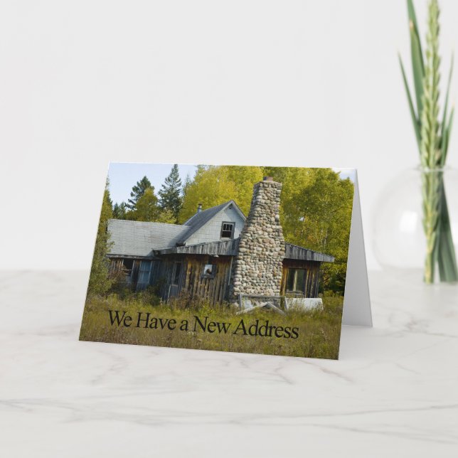 Divertido cambio de tarjeta de dirección - Chimene (Anverso)