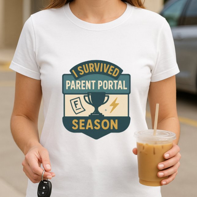 Divertido Camisa escolar de padres; Edición del po (Subido por el creador)