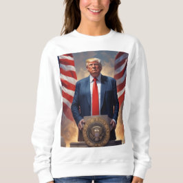 Divertido camisón de sudadera Donald Trump al azar