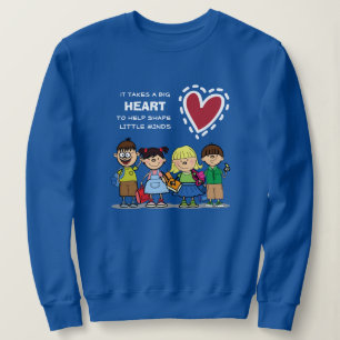 Divertido camisón de sudadera escolar para el prof