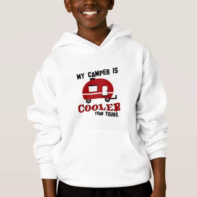 Divertido Camping Kids Sweatshirt (Anverso)
