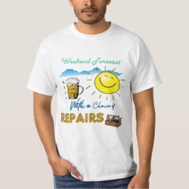 ¡DIVERTIDO! Cerveza y reparaciones - Camiseta de p