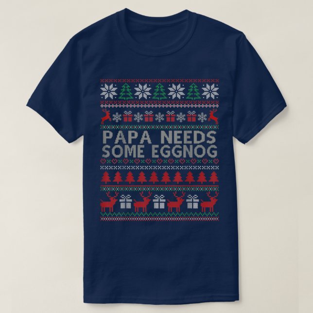 Divertido Chiste de papá Navidades feos suéter pap (Diseño del anverso)