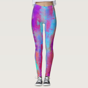 Divertido colorido Abstract Dots Leggings