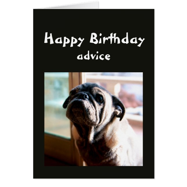 Divertido consejo de cumpleaños sobre la iluminaci (Frente)