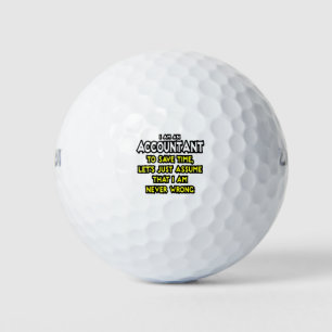 Divertido contable Ideas Bolas de golf