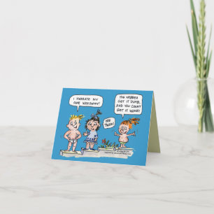 Divertido cree mi propia tarjeta de nota de la