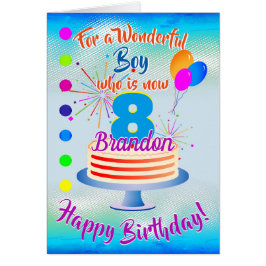 DIVERTIDO CUMPLEAÑOS - AZUL / AZUL PERSONALIZADO