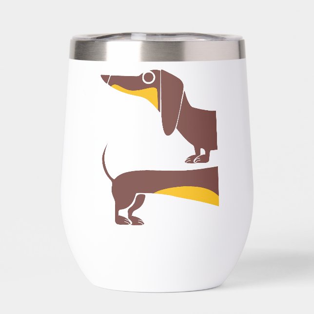 Divertido dachshund lindo para padres de perros la (Trasero)