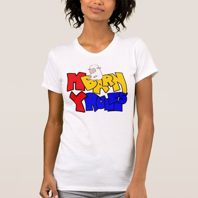 Divertido decir en la camiseta de la granja para p (Anverso)