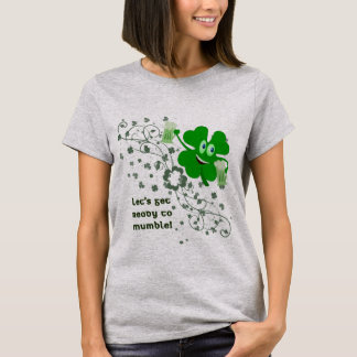 Divertido Día de los Sta Patrones Camisa Shamrock